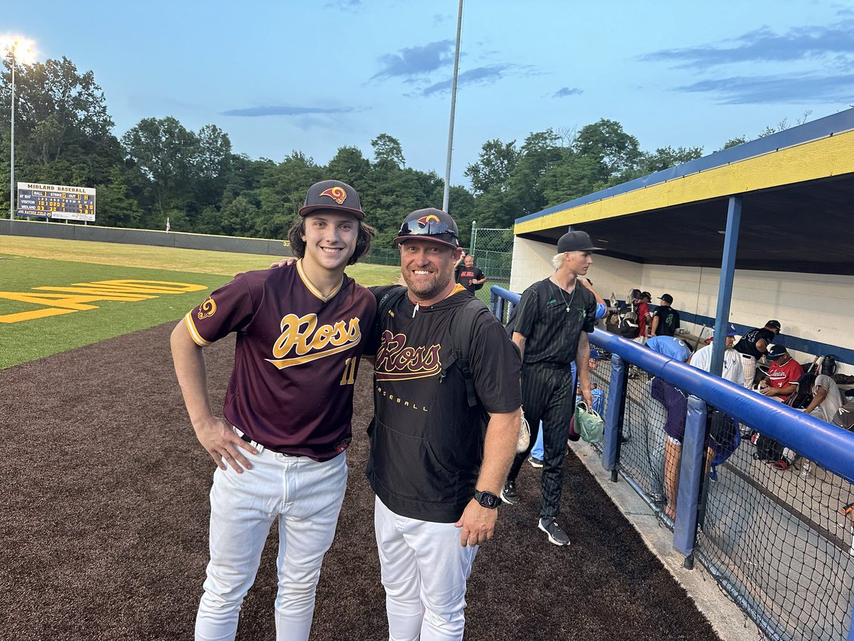 Fun night at the SWOBCA Senior All Star game. <a href="/IanBusch21/">Ian Busch</a>  with one last night in a Ross Ram jersey. Thanks for your  contribution to the program, Buschie!