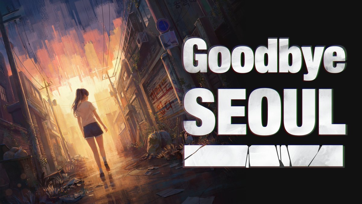 Embark on a quest for hope in "Goodbye Seoul" - a narrative-driven puzzle platformer through a crumbling city. Uncover the truth with Rion as the world nears its end. 
Try the free Demo on Steam! bit.ly/45sUlsx #GoodbyeSeoul #PuzzleAdventure