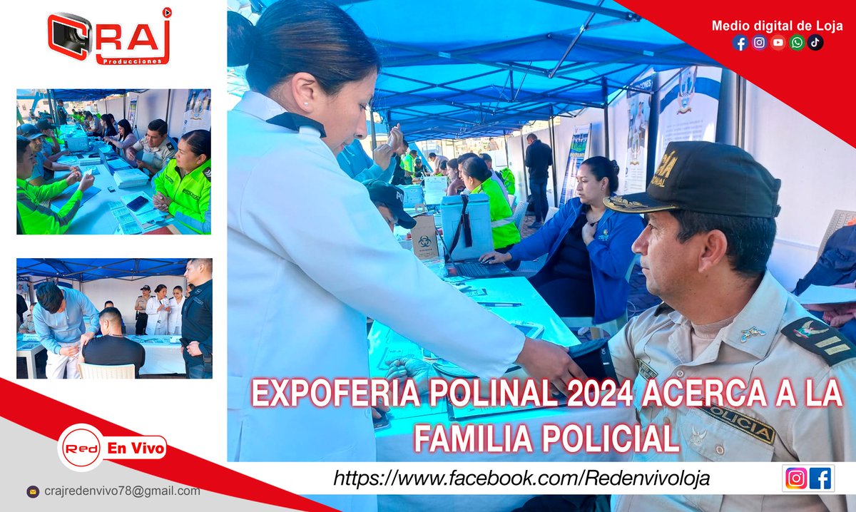 craj_78's tweet photo. #redenvivoloja
La expoferia se desarrolló el lunes 17 de junio y se extiende hasta el martes 18 y viernes 21 de junio en horarios ininterrumpidos. https://t.co/HqzMjvO4Ko https://t.co/3g5ZCwMVMu