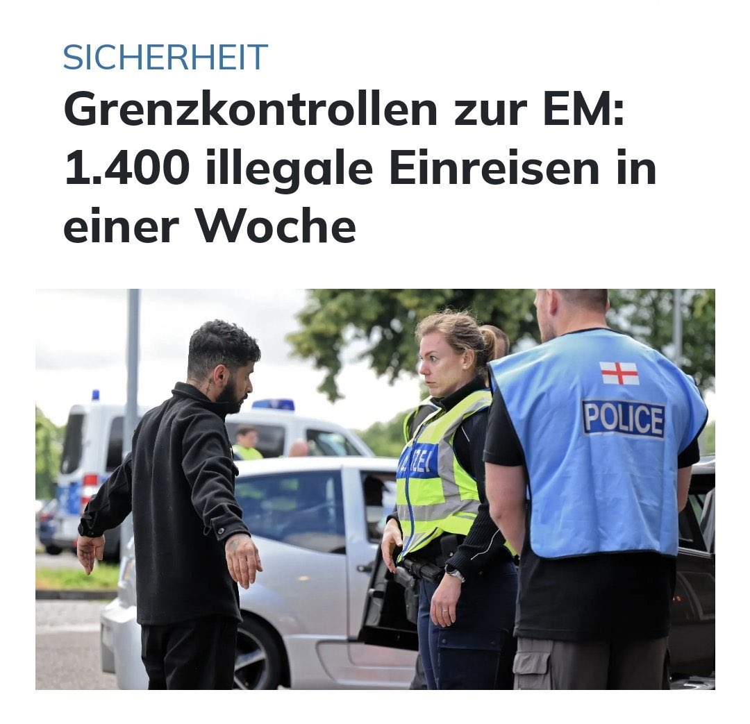 AfdHannover's tweet photo. Die #AfD fordert seit Jahren #Grenzkontrollen
Die zur #EM2024 stattfindenden #Stichproben,
legitimieren die #AfDwirkt Politik
In einfacher Sprache:
Grenzkontrollen sind gut, weil sie wirksam sind
Damit Deutschland kein #Zombiland wird
#nurnochAfD 💙🚜🕊
weil es gut für Deutschland 🇩🇪 ist
