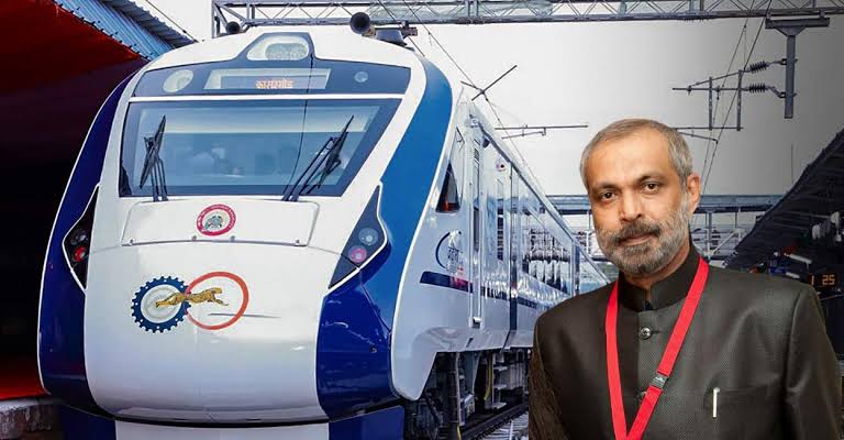 IndianTechGuide's tweet photo. 🚨 "Indian government has made a mistake, Vande Bharat is a good option for high-end travelers. But, the attention was diverted from the needs of the people who can't afford AC travel", says Sudhanshu Mani, the brain behind Vande Bharat. https://t.co/8eswccXMQw
