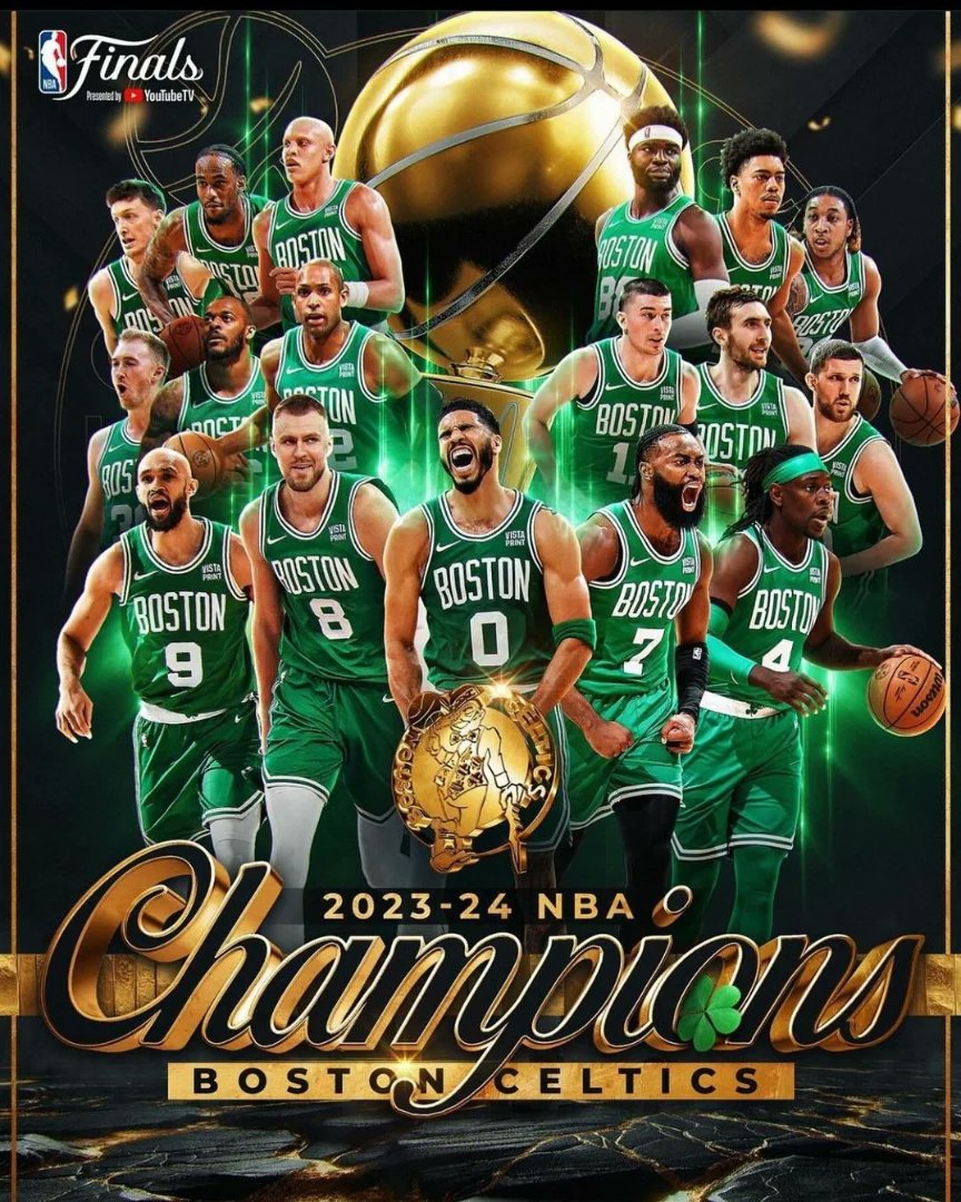 🎉 🏆 Huge congratulations to Jordan Walsh and the Boston Celtics on winning the 2024 NBA Championship! As a rising star rookie, Jordan has shown incredible talent and determination. We’re so proud of you, Jordan! Keep shining! Your time is now 🌟 🏀 #NBA #NBAChampion #NBAFinals