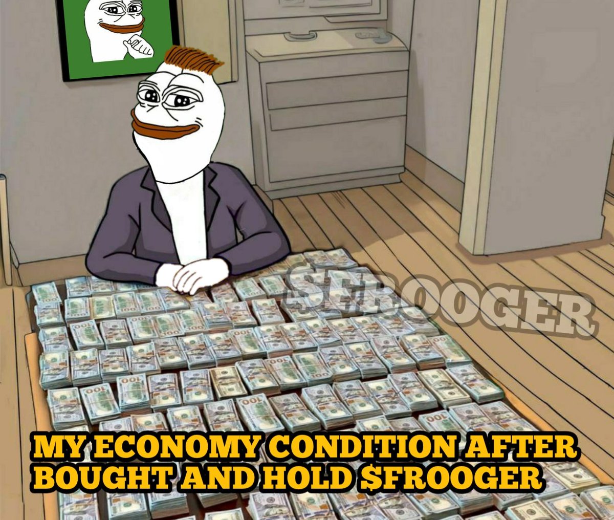 TakaDongkak_id's tweet photo. @froogerCTO This is my meme sir , i hope you like it 🙏🔥

#Frooger 
#MEMECOİNS 
#memecontest 

Tags
@NemoOutfit_ 
@muhamadazr3770 
@BlackSoullWinS https://t.co/HdR7AgZBuf