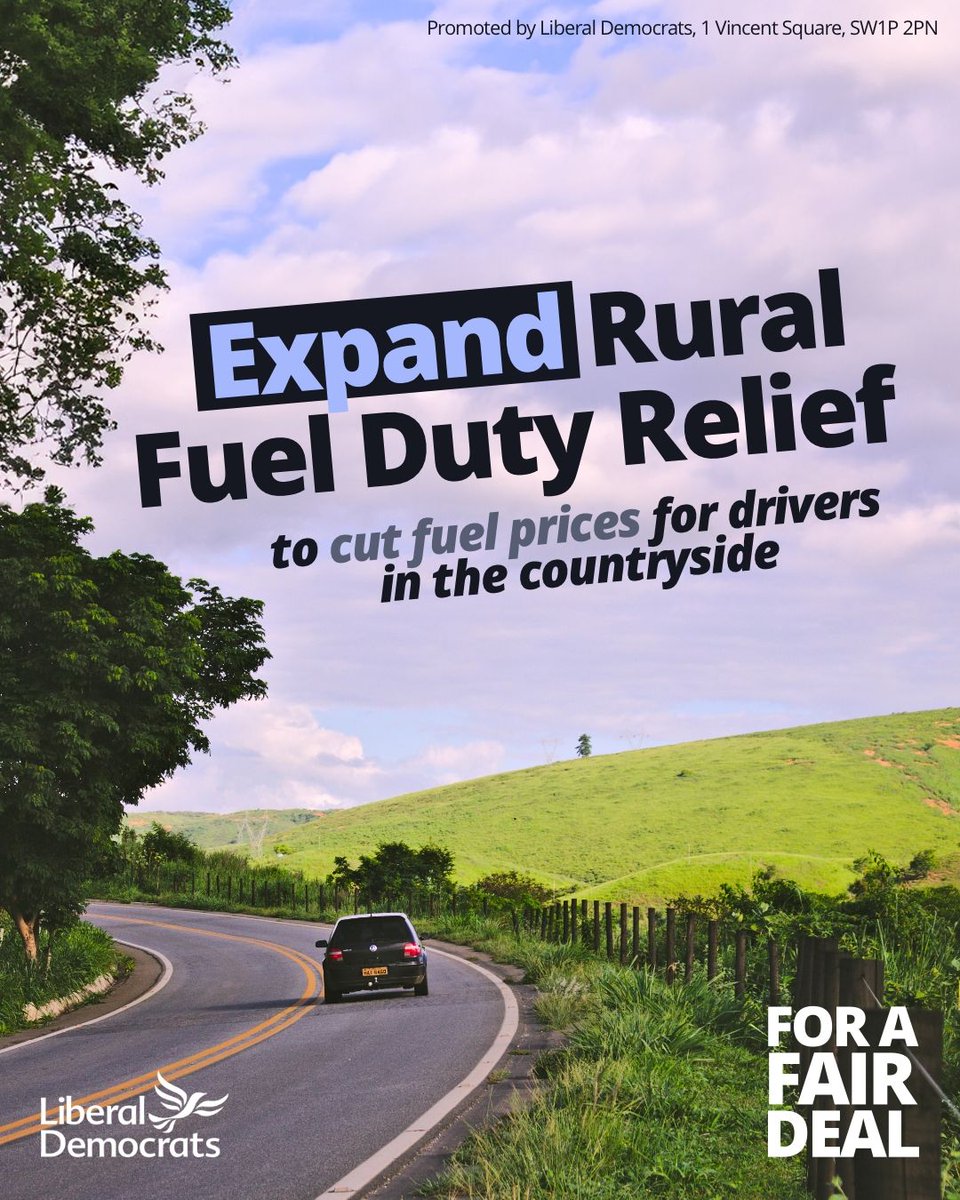 SLeics_LibDem's tweet image. People in rural areas have been clobbered by the cost of living crisis and the Conservatives have abandoned them. 

We will stand up for rural communities after years of chaos and neglect.
