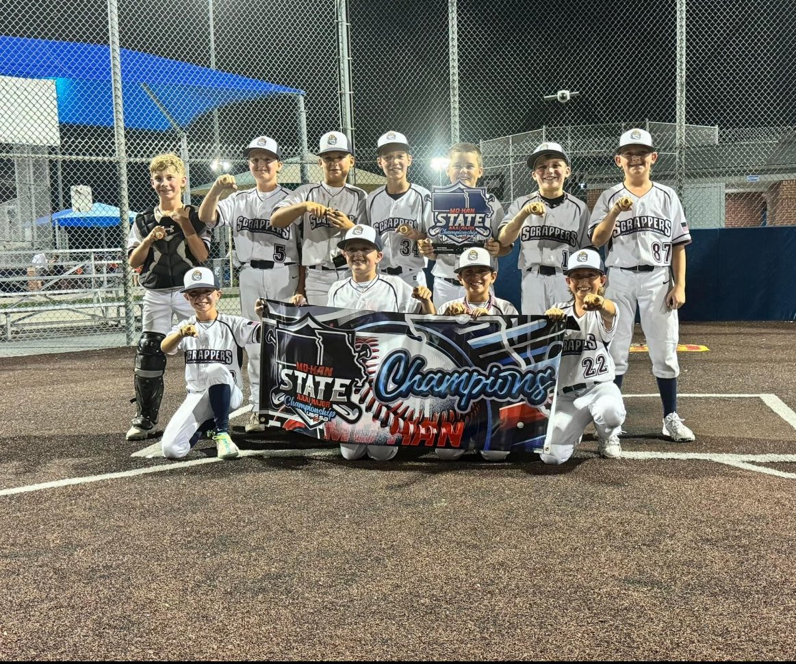 KC Scrappers Baseball (@kcscrappers) on Twitter photo 9U USSSA MoKan State Champs! KC Scrappers! Another great tournament put on by <a href="/USSSABSBL/">USSSA Baseball</a>. Fought through great competition and tough weather conditions to bring home the rings!
<a href="/USSSABSBL/">USSSA Baseball</a> <a href="/USSSA/">USSSA</a> 9U USSSA MoKan State Champs! KC Scrappers! Another great tournament put on by <a href="/USSSABSBL/">USSSA Baseball</a>. Fought through great competition and tough weather conditions to bring home the rings!
<a href="/USSSABSBL/">USSSA Baseball</a> <a href="/USSSA/">USSSA</a>
