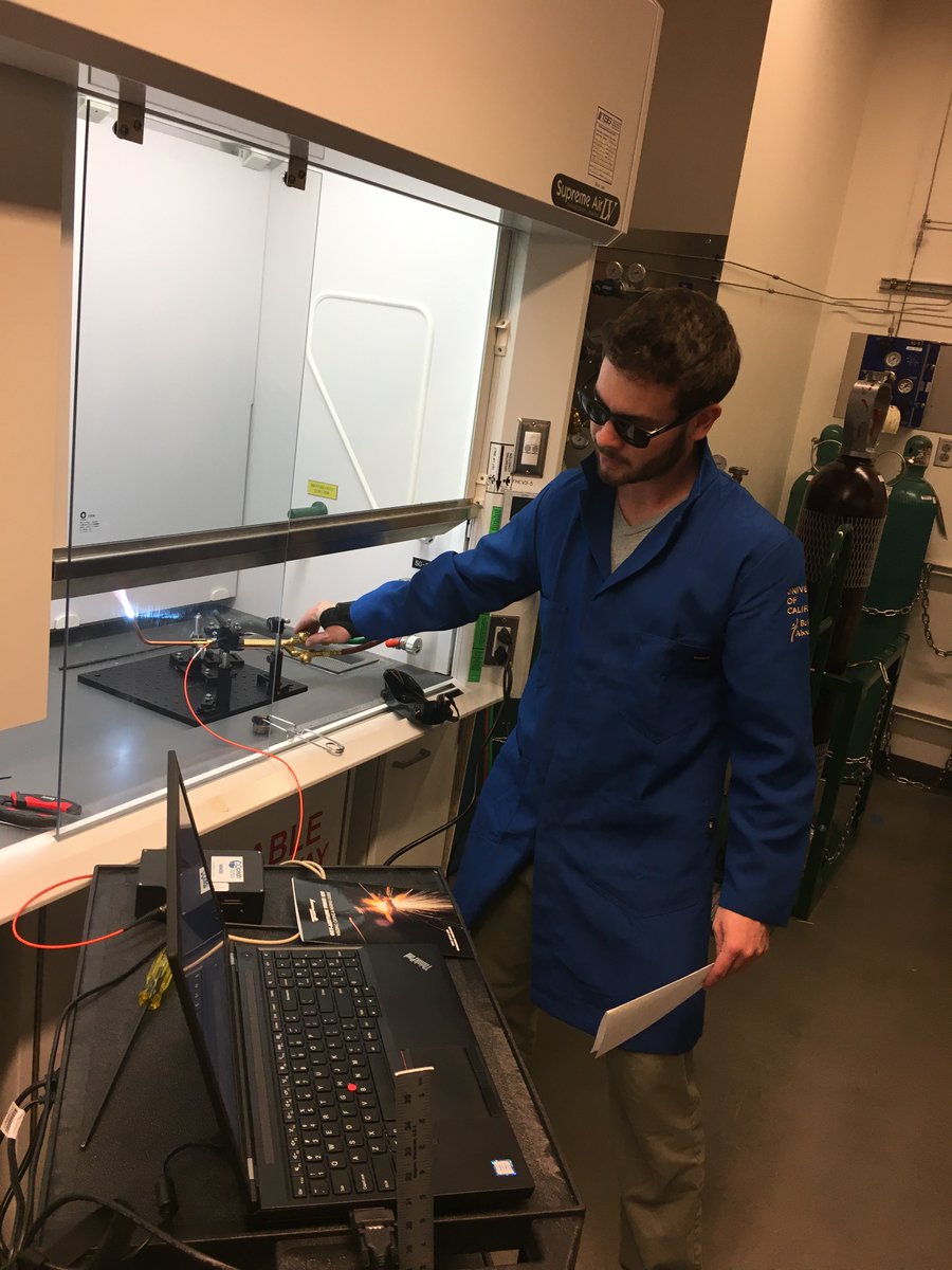 Congratulations to Kevin Schwarm on completing his PhD in our lab <a href="/UCLAengineering/">UCLA Samueli Engineering</a>. He made major contributions in the advancement of laser diagnostics for real-time analysis of polyfuel engines, wildfires, and even exhaled breath! He's now applying his expertise <a href="/NASAJPL/">NASA JPL</a>