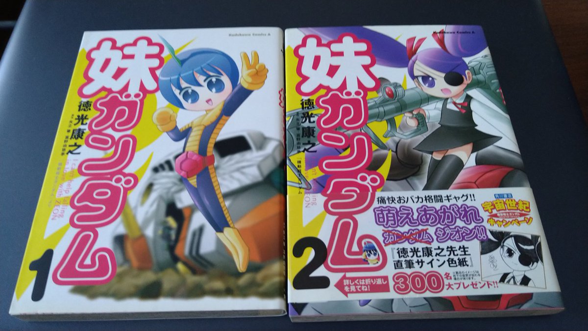 amazonで買った徳光康之先生の『妹ガンダム』がやっと届いた