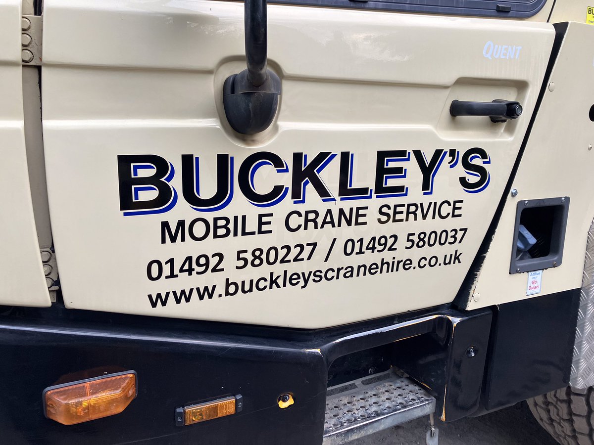 We would like to give our huge thanks to Gary and the Autotop Signs team for arranging at very short notice to put the sign writing on our Tadano ATF130G-5.  As always they went above and totally beyond expectations to complete the job very quickly and professionally.