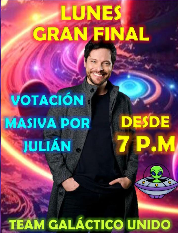 Camirodriguezof's tweet photo. O ES JULIÁN O NO ES NINGUNO. NO SE DEJEN ENGAÑAR DE LOS QUE DICEN QUE JULI EN EL PRIMER PUESTO Y SEBAS EN EL SEGUNDO, NO NOS DA. ¡NO PODEMOS DIVIDIR VOTOS, ES LA FINAAAL!. #LacasadelosfamososCol
@SusanaRojas
@MarianHern21875
@juanttt
💙 https://t.co/ByO9VUztKn