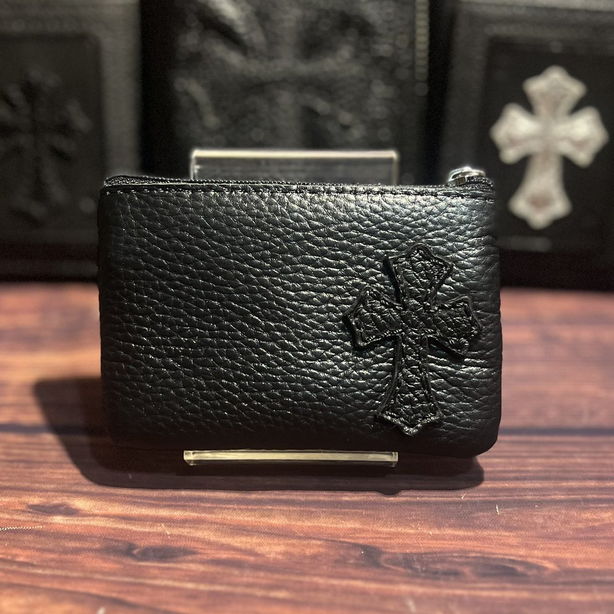 新作完成しました。コインケースにもカードケースにもキーケースにもなるアイテムです。 #chronoheads #クロノヘッズ #クロムハーツ  #ｐａｙｐａｙフリマで販売中