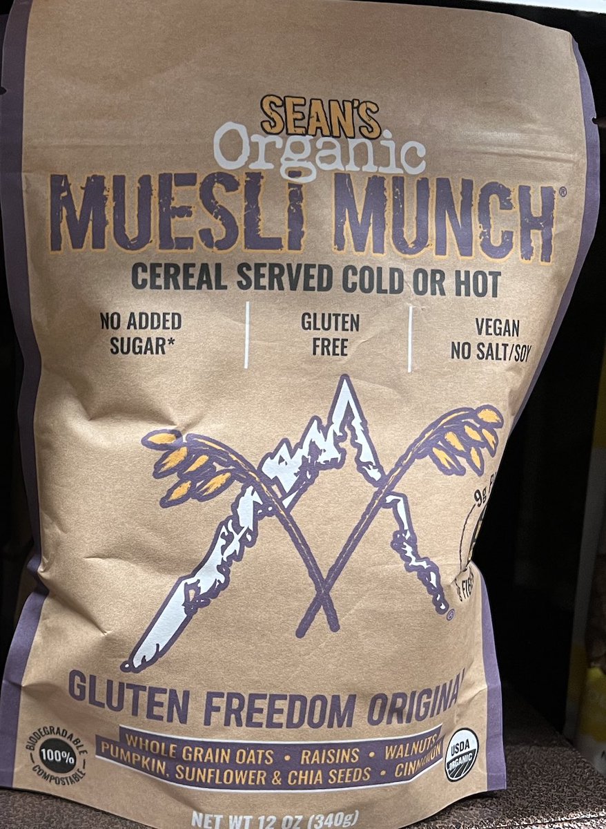 MuesliMunch's tweet photo. Gluten Freedom Original Muesli!
.
.
.
.
.
#walnuts #mueslimunch #organic #glutenfree #raisin #cereal #muesli #breakfast #healthy #cinnamon #goodeats #glutenfreefood #grocerylist #glutenfreeliving #wellness #eatforhealth #healthyliving #foodie #fit #eatwellbewell #nourish https://t.co/6BzmwJ3ScF