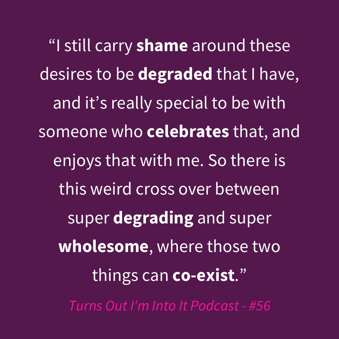 D/s relationships are soooo much more complex than they seem on the surface. 💜🙏🏻 #kink #domsub #bdsm

Listen: open.spotify.com/episode/3dtyLm…