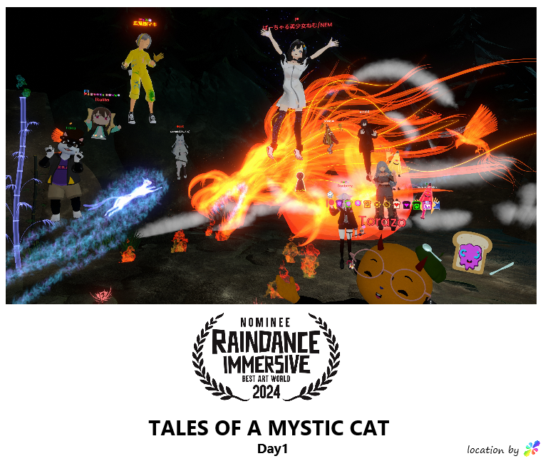 torazo_vr's tweet image. Thank you very much!! 本番1本目、無事に完遂です!!
百鬼夜行 - 化猫譚 -  Tales of a Mystic Cat
#RAINDANCEIMMERSIVE #livedrawing #VRart #drawing 
Resoniteの仕様上、一度に10名ずつしかお見せできないのですがもしタイミング合いましたら是非⬇️⬇️ 
Monday, June 24 · 10 - 11pm JST