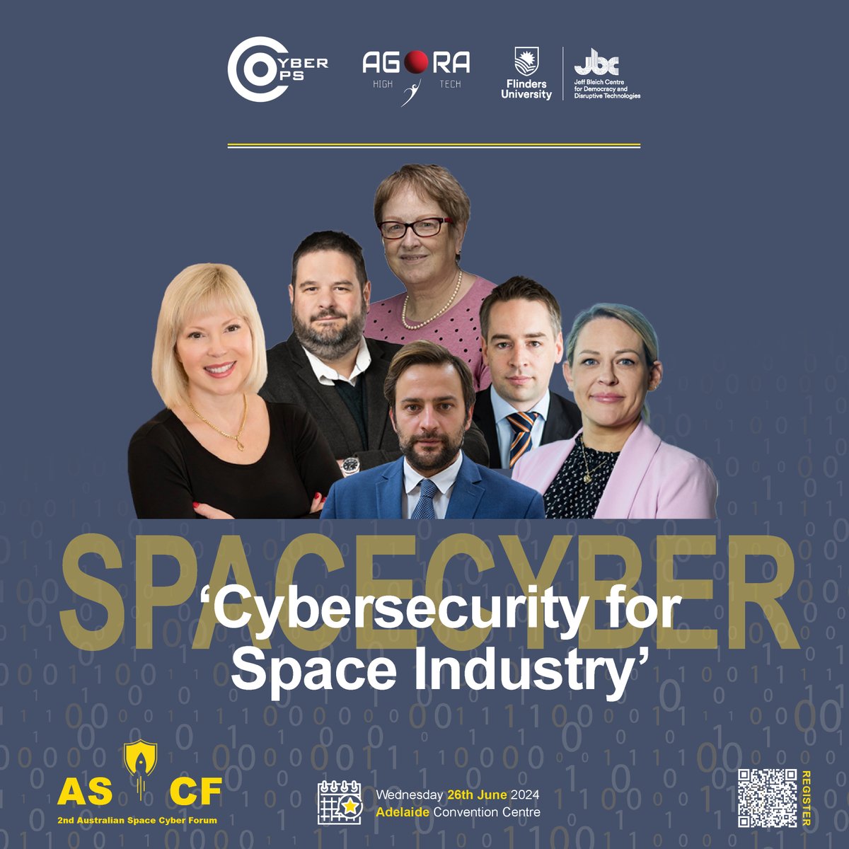 AgoraHighTech's tweet photo. Just one week to go ... 🚀

✨ The 2nd Australian Space Cyber Forum 

📅 Wednesday 26th June 2024
📍 Adelaide Convention Centre
📝 Forum Program: https://t.co/liYHHwkw1L

How can you get involved?

👉 Buy a Ticket
🌐 Secure Ticket https://t.co/pXh9lhMEiC

#AuSpaceCyberForum https://t.co/dgOw7D6k18