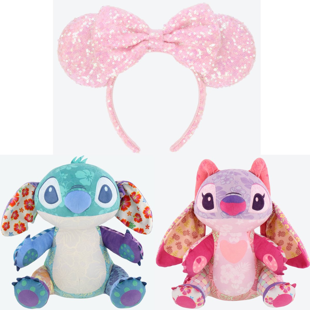 エンジェル カチューシャ ぬいぐるみ ディズニー スティッチ