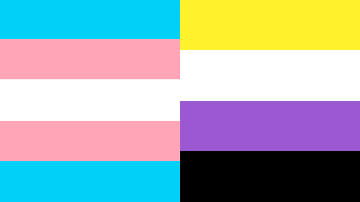 spacebeleren's tweet image. happy pride month! Tezzeret is nonbinary
