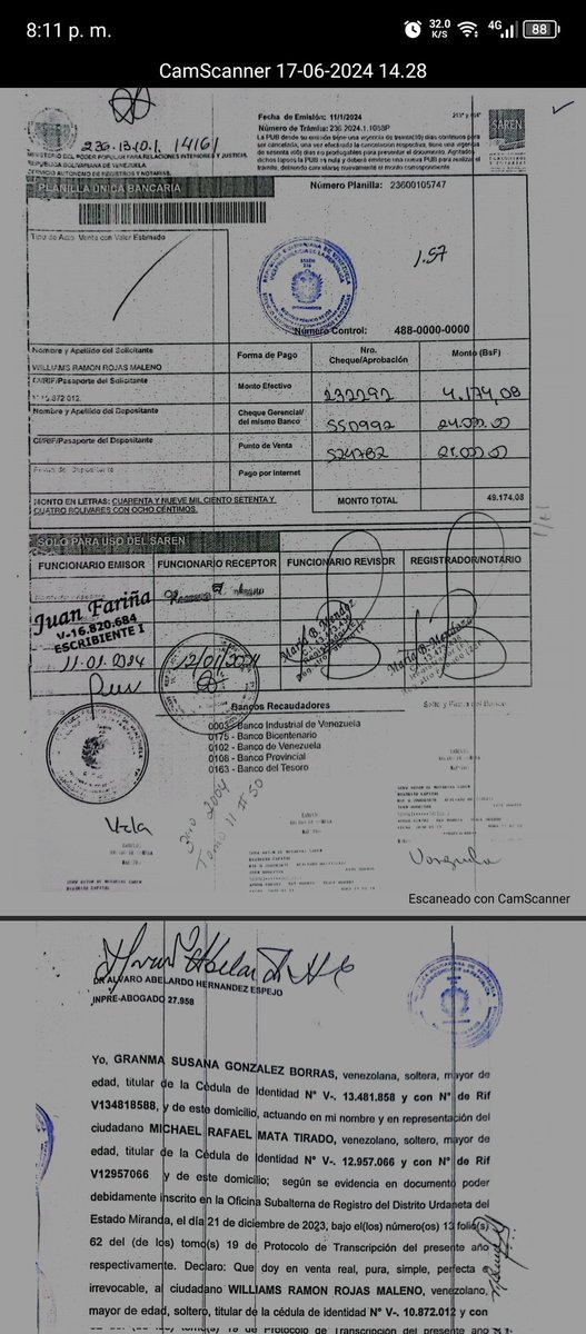 clampache's tweet photo. @SarenVzla Vean esto como en el registro de Cua cobran bajo cuerda por trámites en una taquilla VIP https://t.co/SFzzQuPHyL