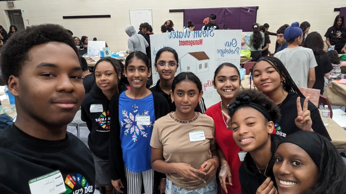 <a href="/HMBSSBlizzards/">Harold M. Brathwaite</a> SDG Change Challenge in <a href="/PNeerja/">Neerja</a> FOS <a href="/PeelSchools/">Peel District School Board</a> .  This FOS is light years ahead in innovation and technology. The ability to stimulate student’s imagination! Here are the SDG groupings from the FOS grades 6 to 8 students.