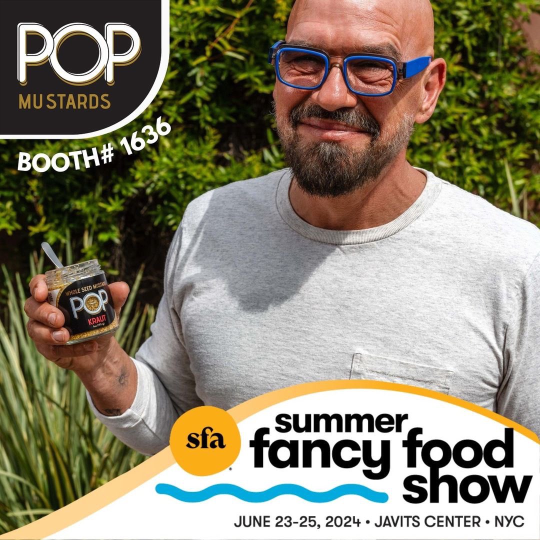 Join us at the Fancy Food Show Chef Michael Symon will be kicking off the day at the EI booth on Tue, June 25th! Meet the James Beard award-winning Iron Chef. POP Mustards is a unique collaboration between Michael Januska of the award-winning Old Brooklyn Mustards &amp; Michael Symon
