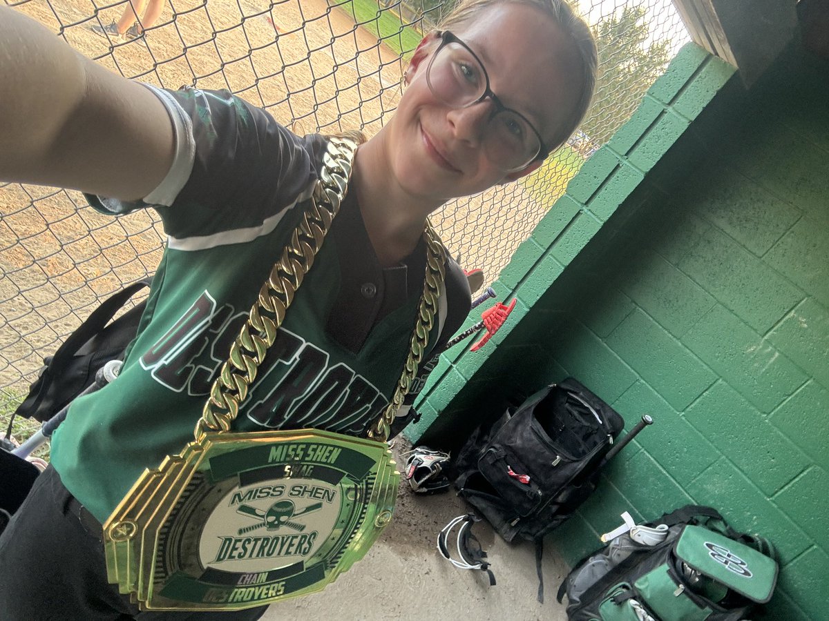 KaraGranato's tweet photo. It was a hot one but Lily had a great night on the mound and behind the plate. ๐ฅ 10Ks #swagchain https://t.co/SpRhlBZHtv