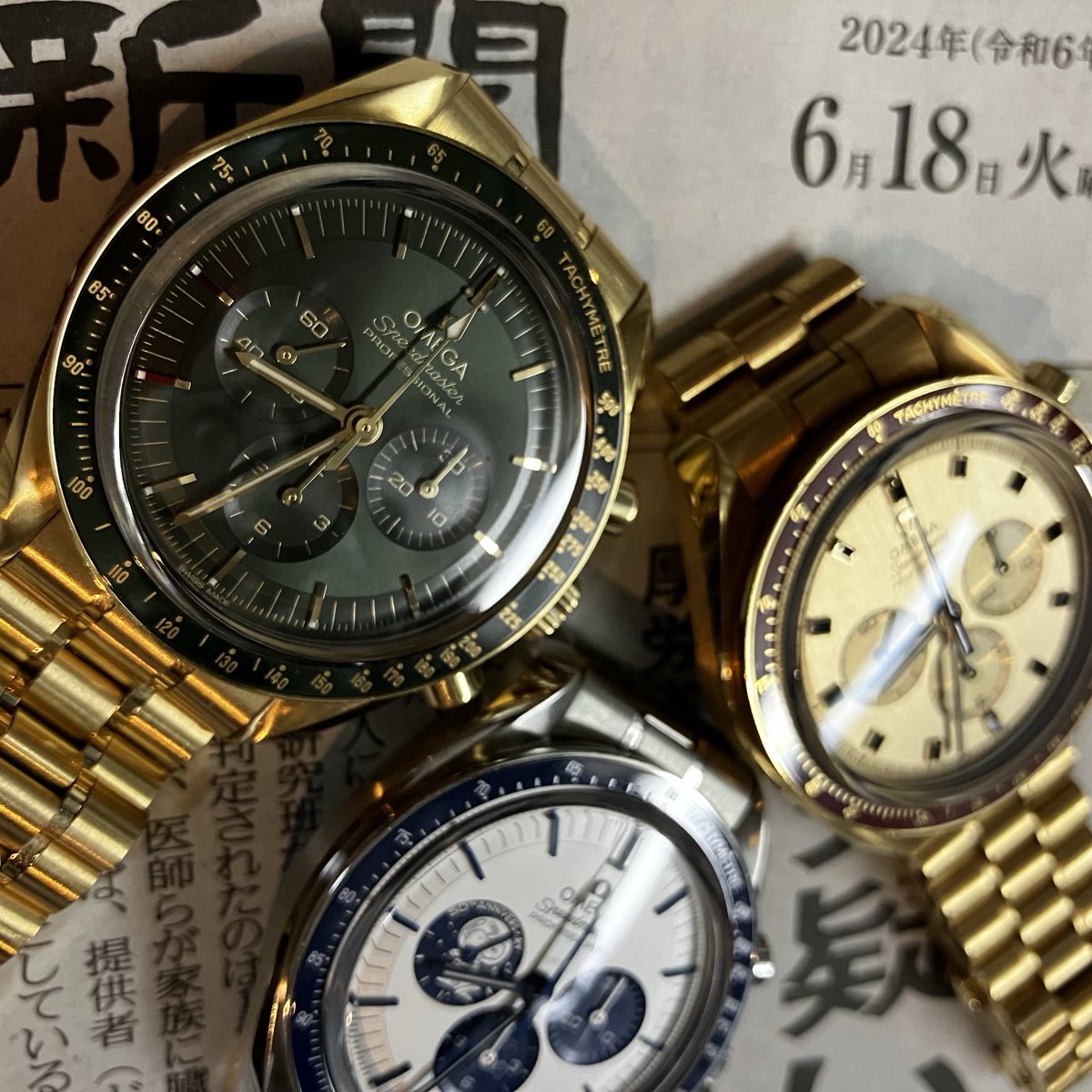 KAHEI54547342's tweet photo. 令和6年6月18日　
#本日大安 #朝から雨 
#本日火曜日 #毎週火曜日 は #SPEEDYTUESDAY 
#スピーディーチューズデー　
#SpeedMaster 
#スピードマスター 
#オメガスピードマスター 
#MoonWatch #SpeedMasterMoonWatch 
#スピードマスタープロフェッショナル 
#SpeedMasterProfessional https://t.co/w8BoFps850
