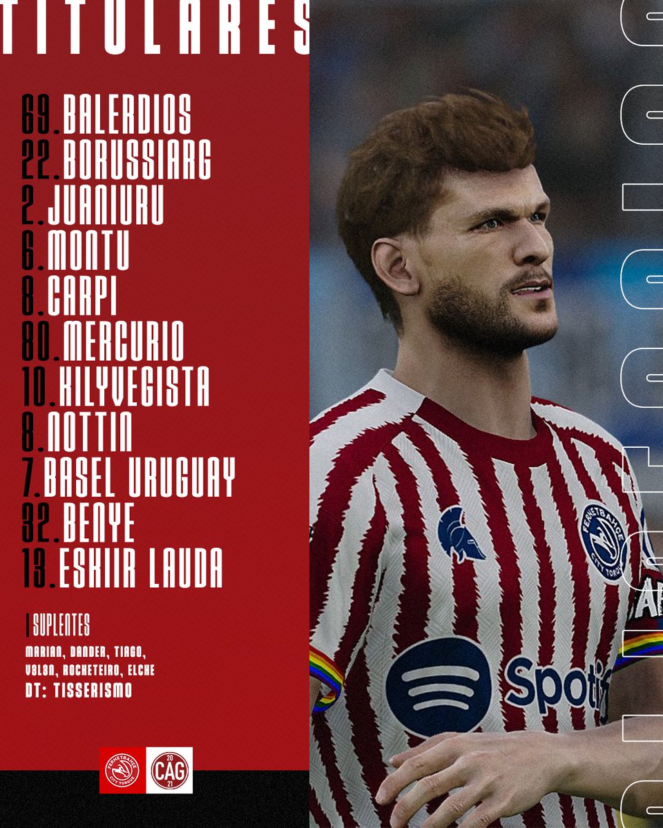 ☑️ ¡Confirmado el Espumero!  

🆚 @ClAtGolden