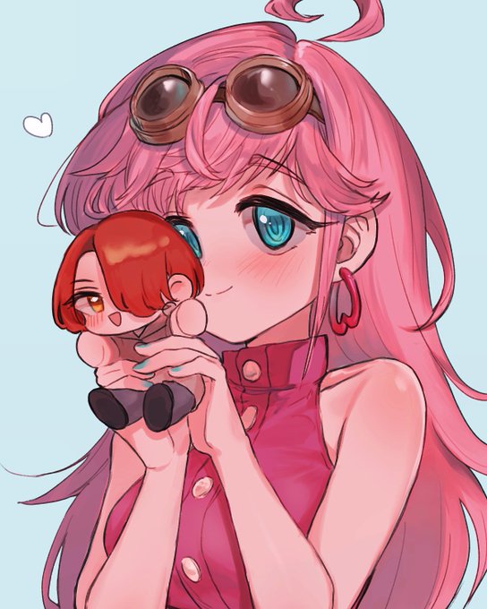 これくらい彩度高めのほうが二人の雰囲気には合ってるのかな🤔 