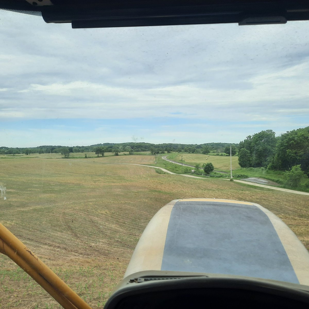 The moment of exhilaration when your ground application equipment goes aerial