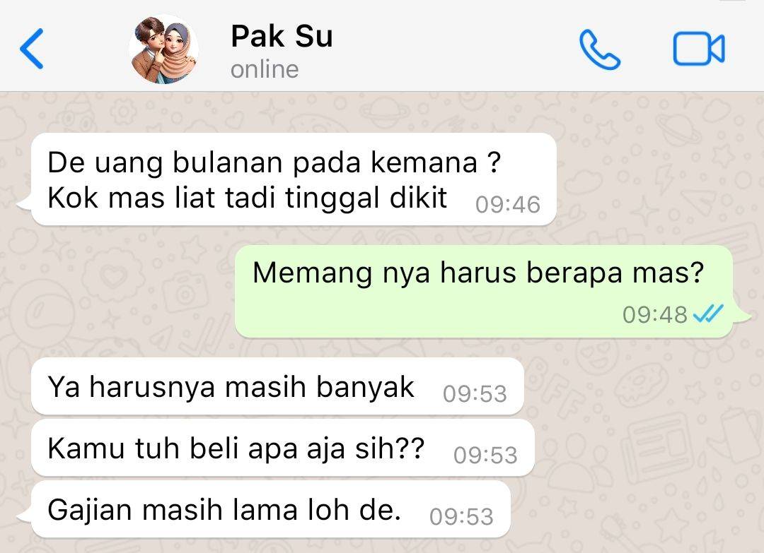 RecehNgakakk's tweet image. Penting nya punya suami paham agama dan ga pelit🥹

Nyesek banget yahh😭😭

- a Thread -