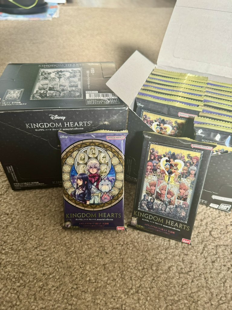 thegamersjoint's tweet photo. I spent $120 on Kingdom Hearts chocolate and cards I’m fucking out of control https://t.co/Bt1bxdWZ9U