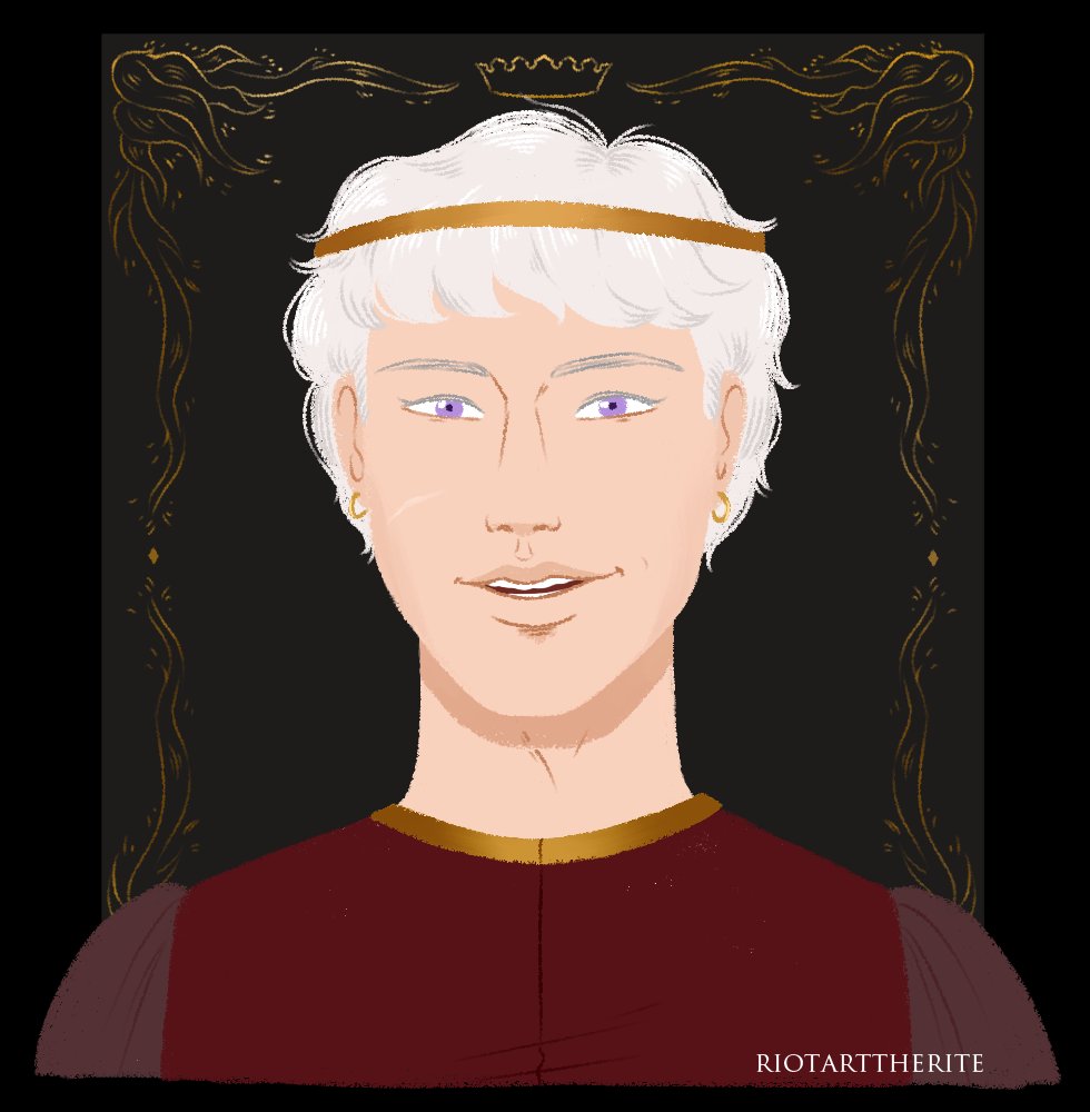 "my lord, I am not free to marry, I am already betroyd"

"it had been two years since Princess Alyssa's death, but Baelon had shown no interest in women"