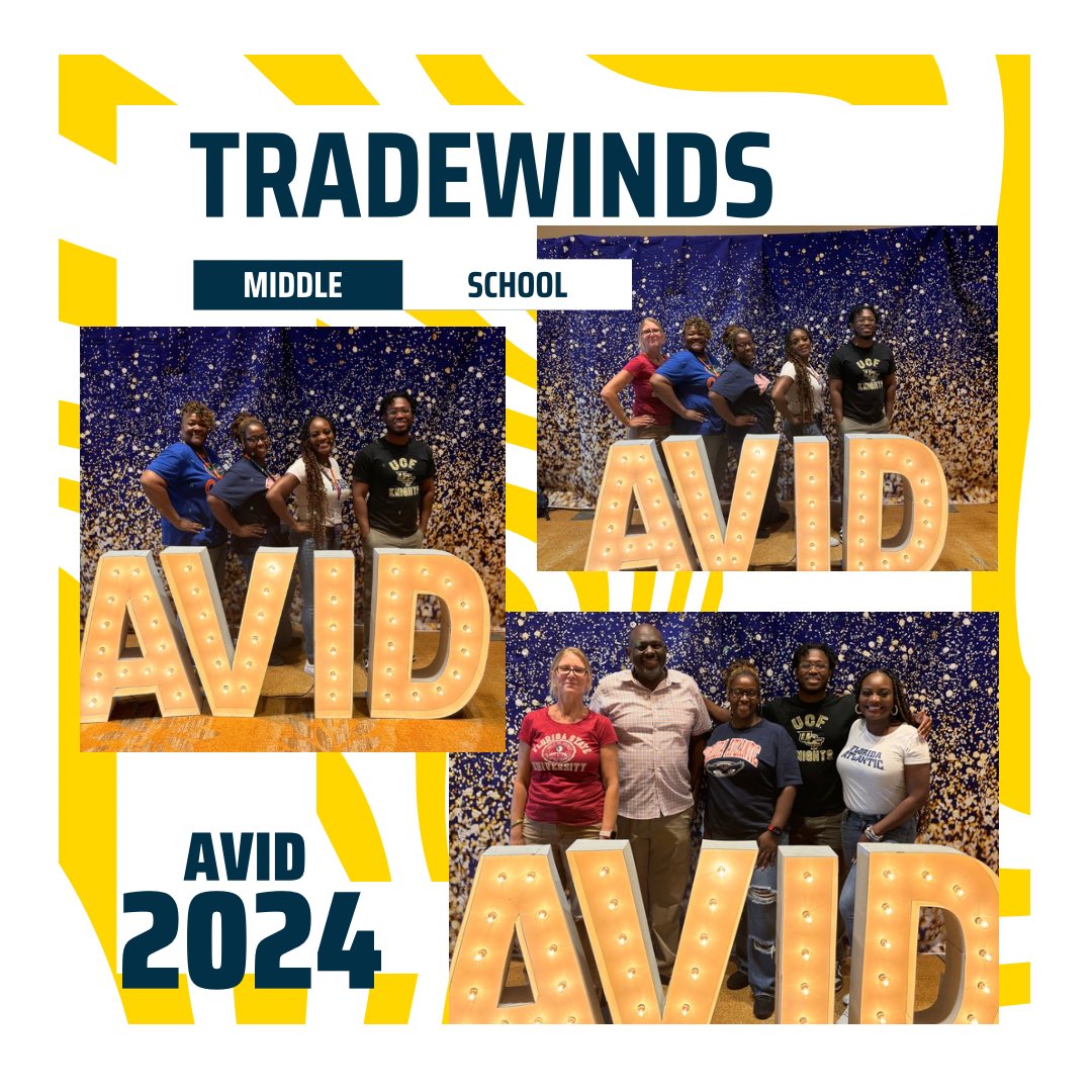 Chianti Cartwright, Ed.S (@ccarwrig) on Twitter photo πΈβ¨ Tradewinds team is rocking our college shirts at the AVID conference! ππ Embracing AVID's mission to close the achievement gap by preparing all students for college readiness and success in a global society! π
<a href="/AVID4College/">AVID</a> <a href="/AVIDProflearn/">AVID Staff Developers</a> <a href="/pbcsd/">The School District of Palm Beach County</a> <a href="/jharryton/">James Harryton II</a> πΈβ¨ Tradewinds team is rocking our college shirts at the AVID conference! ππ Embracing AVID's mission to close the achievement gap by preparing all students for college readiness and success in a global society! π
<a href="/AVID4College/">AVID</a> <a href="/AVIDProflearn/">AVID Staff Developers</a> <a href="/pbcsd/">The School District of Palm Beach County</a> <a href="/jharryton/">James Harryton II</a>