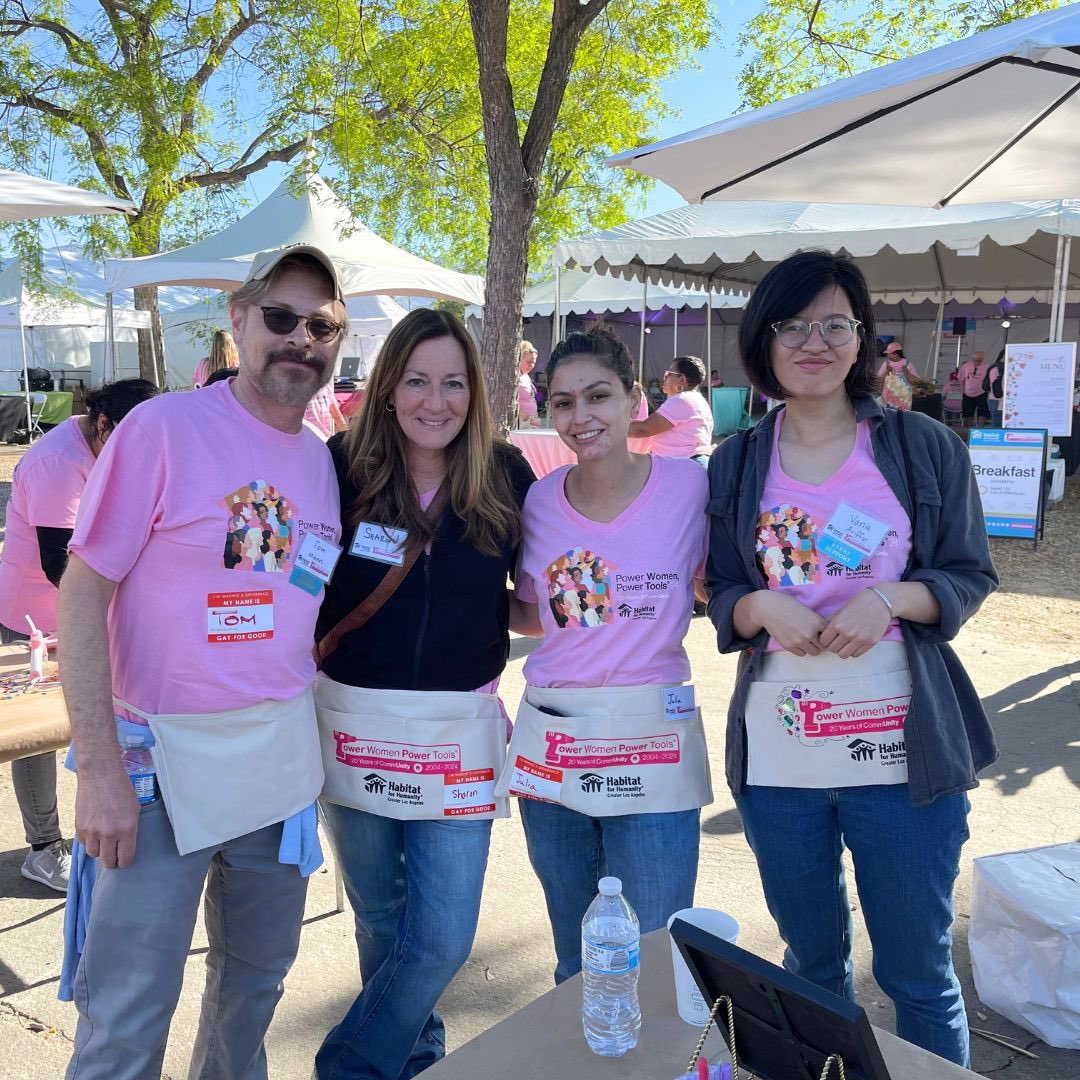 Proudly supporting our friends at <a href="/HabitatLA/">Habitat for Humanity of Greater Los Angeles</a> with #volunteers for their Power Women, Power Tools event.
