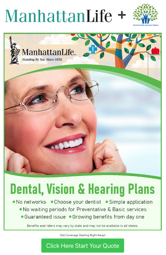 TSPFinancial's tweet image. Smarter Health Insurance Options
Need Dental, Vision, and Hearing Coverage?
smarterhealthinsuranceoptions.com/blog/need-dent…

Dental, Vision, and Hearing Plans No Networks, Choose Your Dentist, Simple Application, No Waiting Periods for Preventative and Basic Services, Guaranteed Issue, Growing Benefits…