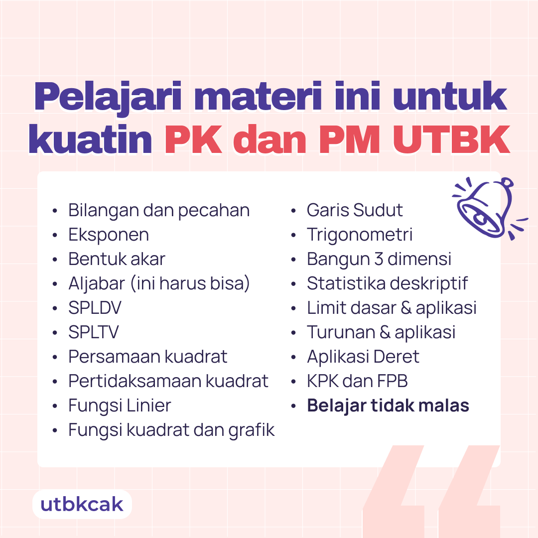 materi dasar matematika buat pk pm😴 

cr: utbkcak (lewat tl)
