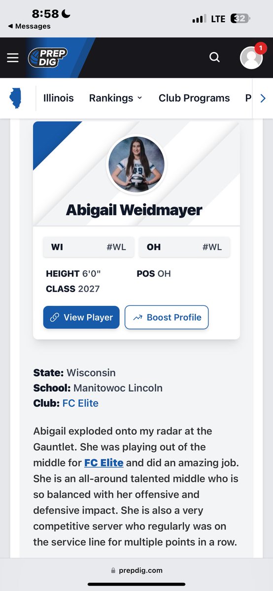 Abigail Weidmayer (@abbyweidmayer) on Twitter photo Thank you so much for this article! <a href="/PrepDigWI/">Prep Dig Wisconsin</a> The Gauntlet was so much fun and filled with great competition and talent!! Next stop➡️Nationals!!! Thank you so much for this article! <a href="/PrepDigWI/">Prep Dig Wisconsin</a> The Gauntlet was so much fun and filled with great competition and talent!! Next stop➡️Nationals!!!