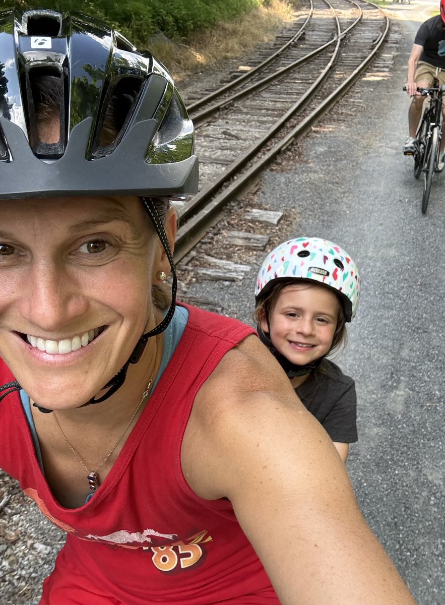 RosenbergerMd's tweet image. #PureJoy. 🤗 #2Wheels 🚲 #MyCrew #Sunshine ☀️ ⁦⁦⁦⁦⁦⁦@railstotrails⁩ in WV.