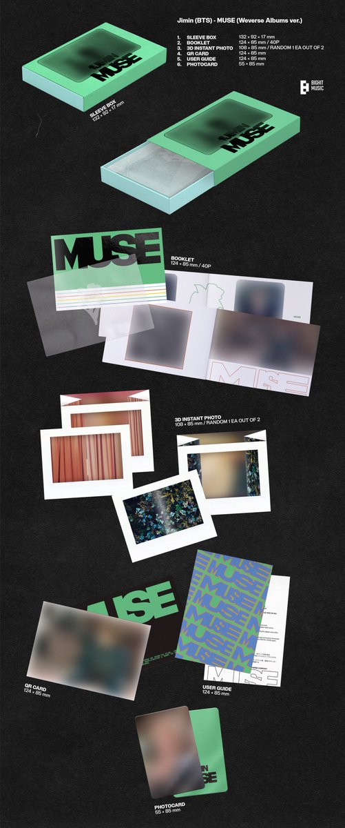 dfarchive's tweet image. 💜Jimin’s Second Solo Album, “MUSE”💜

📆 Pre-Order Period From Tuesday, June 18 to Thursday, July 18, 2024 (KST)

📆Scheduled Shipping Start Date
07/19/2024 ~ 07/26/2024

📩DM to order.
💰80%DP
📦Normal ETA