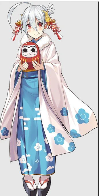正月ヤナガーさんはお手本のようににゅっとしていますかわいい 