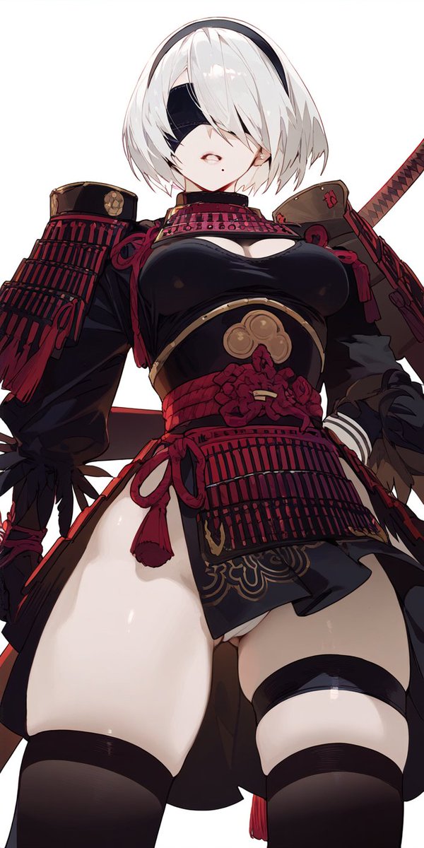 sagawa_gawa's tweet photo. 2B in Samurai Armor https://t.co/aNf28E8cGH