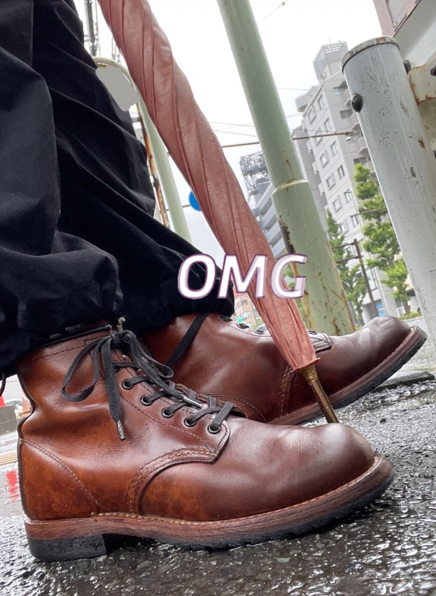 shoe_kojima's tweet photo. ☔️😲 #REDWING https://t.co/wpkDpmlZpl