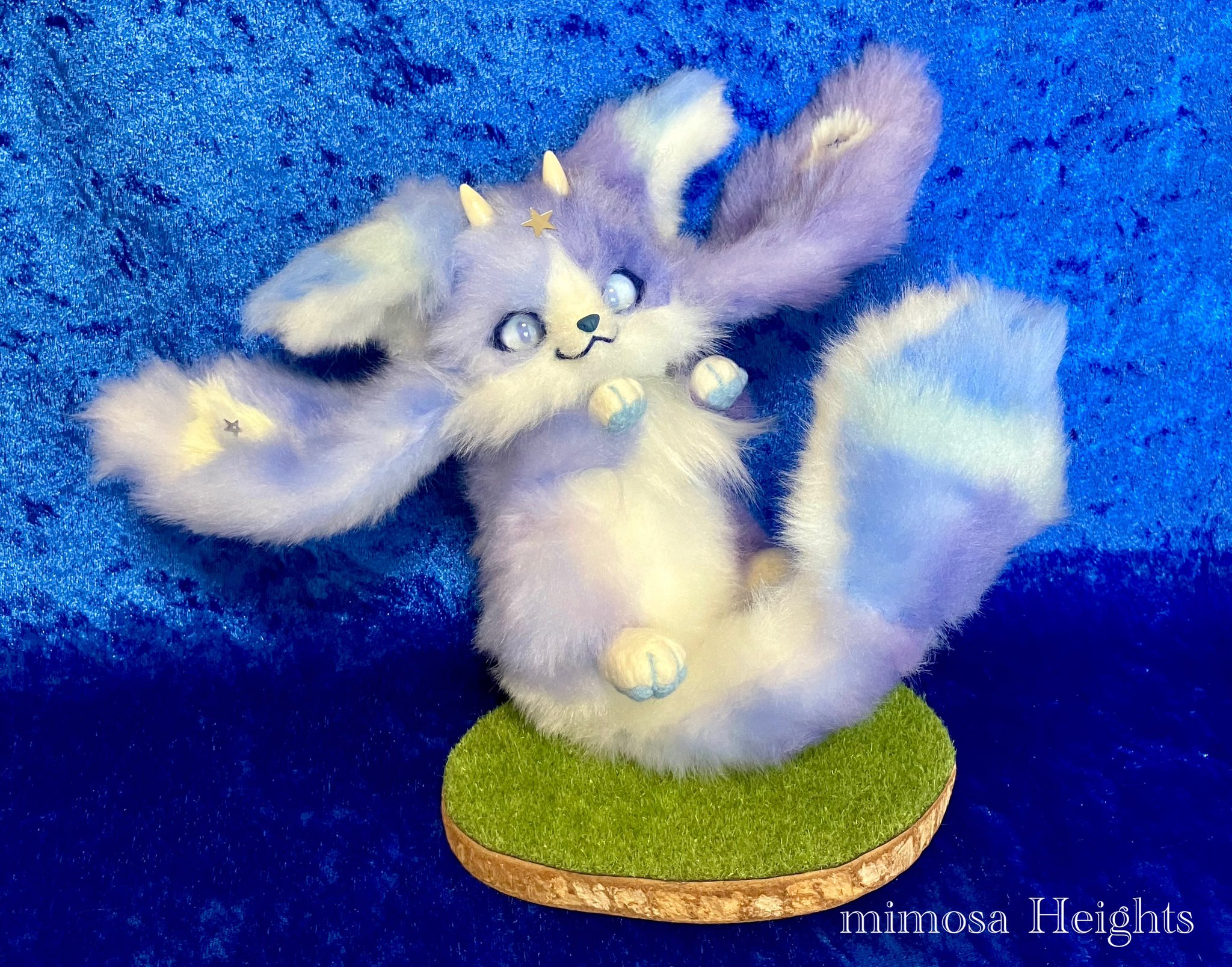 21.アートドール☆cocoperi1984☆九尾狐（青） Karosa.co.♕羊毛フェルト＆アートドール作家 on X: 