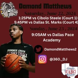 Come check me and my squad out at TABC <a href="/SummerCreekBas1/">Summer Creek BasketBall</a> <a href="/djones8301/">Doug Jones</a> <a href="/bigsloan32/">Marcus Sloan</a> <a href="/CThaProphet24/">Alex Y</a> <a href="/TexasHoopsGASO/">TexasHoops/GASO 🔗</a> <a href="/GDayHoopScout/">🅶🅴🅾🅵🅵🆁🅴🆈 🅳🅰🆈 🆂🆁.</a> <a href="/RobCInTheGym/">Robert Carroll</a> <a href="/2025SelbyElite/">Selby Elite 2025</a>