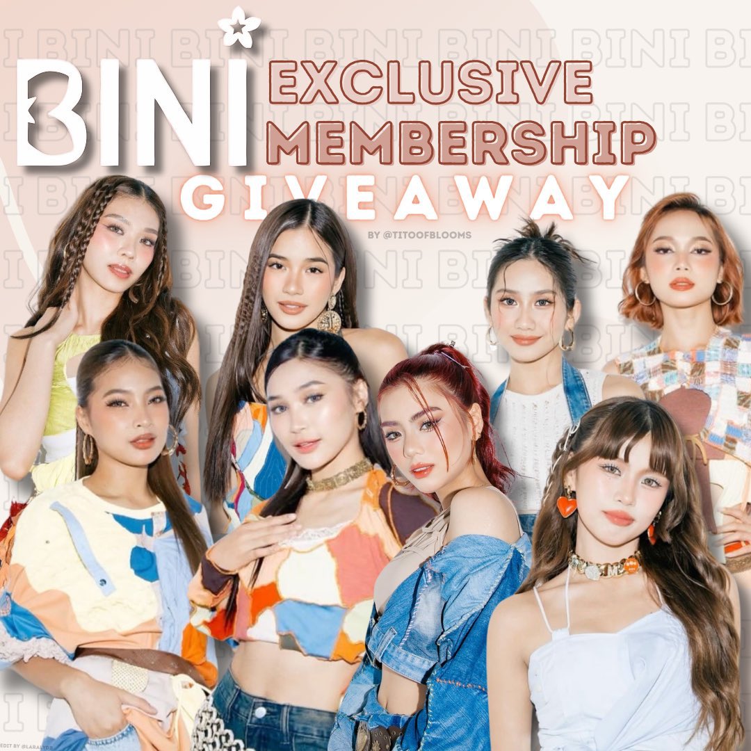 🌸 BLOOMS GIVEAWAY🌸
❣️GCASH P3,000❣️ 

Hello, Blooms. We’ll giveaway P3,000 sa isang lucky BLOOM, Pang exclusive membership or merch ng BINI! ❤️

To enter:
✅ FOLLOW: @DanksoloNFT , <a href="/MrMarneur/">Marneur</a> , and ako @TitoOfBLOOMS 
✅ RETWEET, LIKE AND BOOKMARK THIS!

I’ll check your profile