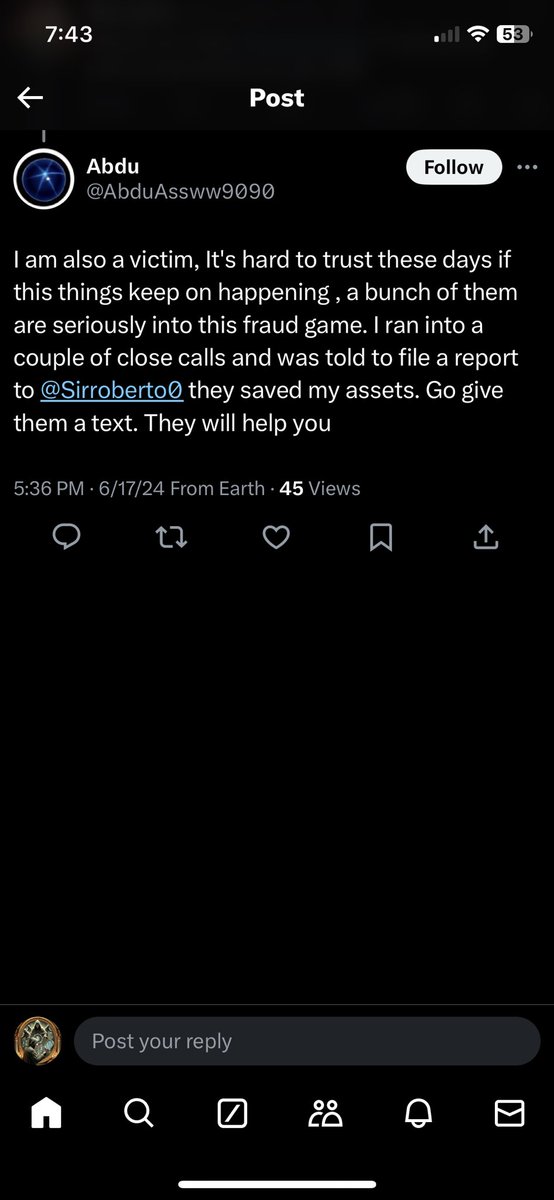 CryptoScamFindr's tweet photo. If you’ve been scammed, and mention it, potential scam-bots may attach to you and try to tell you your coins can be returned. They can’t. Sorry. @elonmusk your app is a breeding ground for thieves!#cryptocurrencycommunity #SiempreAlerta #BITCOIN @X @CommunityNotes #scam #scammers https://t.co/RAoLRzqXNc