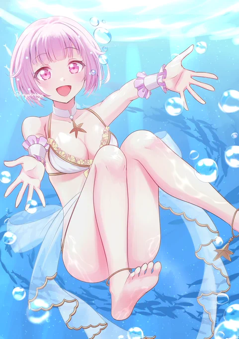 水着えむちゃんと寧々ちゃん #Prsk_FA