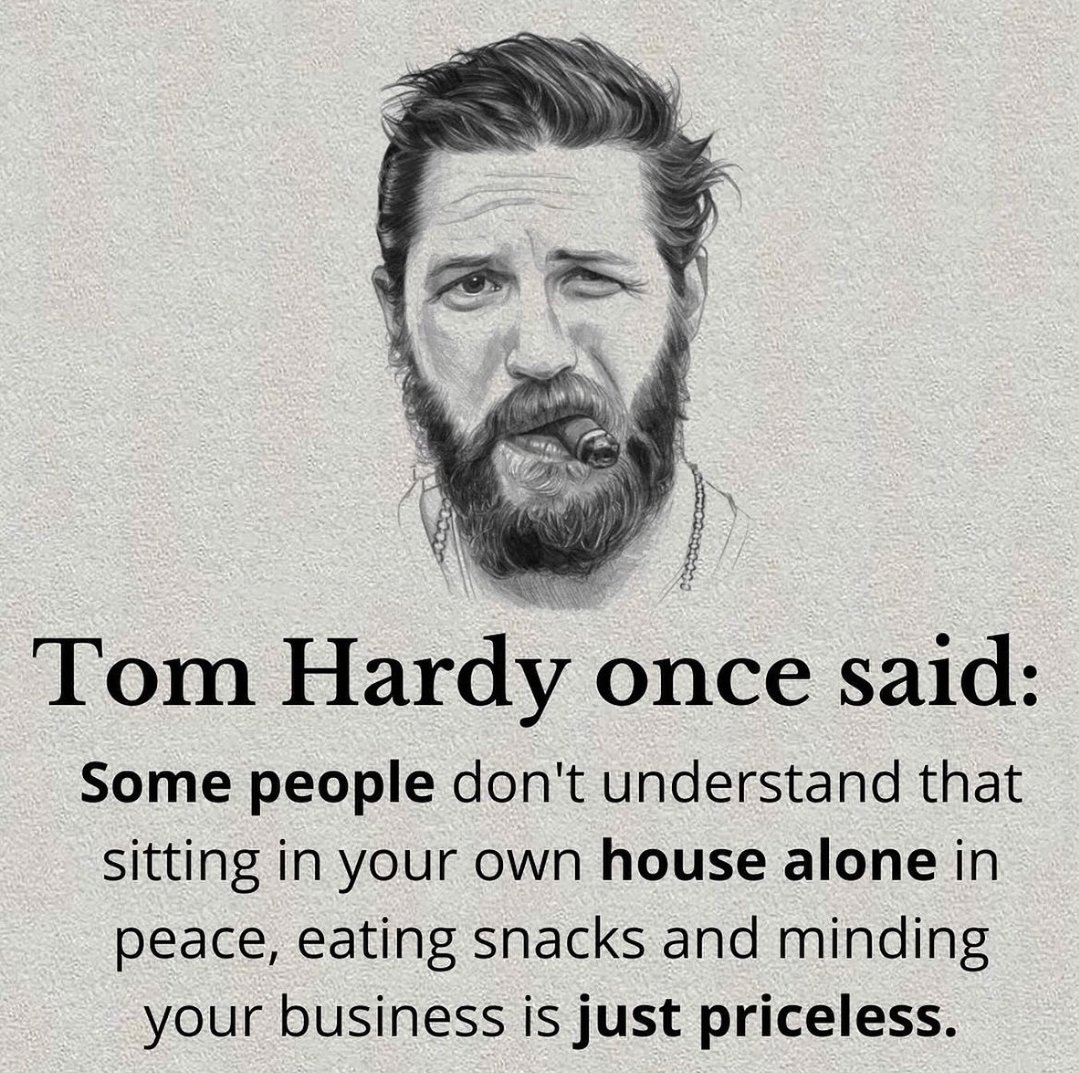 Tom Hardy Once Said: