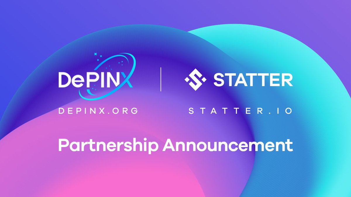 DePINX_'s tweet image. 🚀 Parnership Announcement!
Statter Network is dedicated to building high-performance and highly secure infrastructure for #Metaverse developers, creators, and players. Together, we’re paving the way for the future of decentralized virtual worlds!
#DePINX #StatterNetwork…