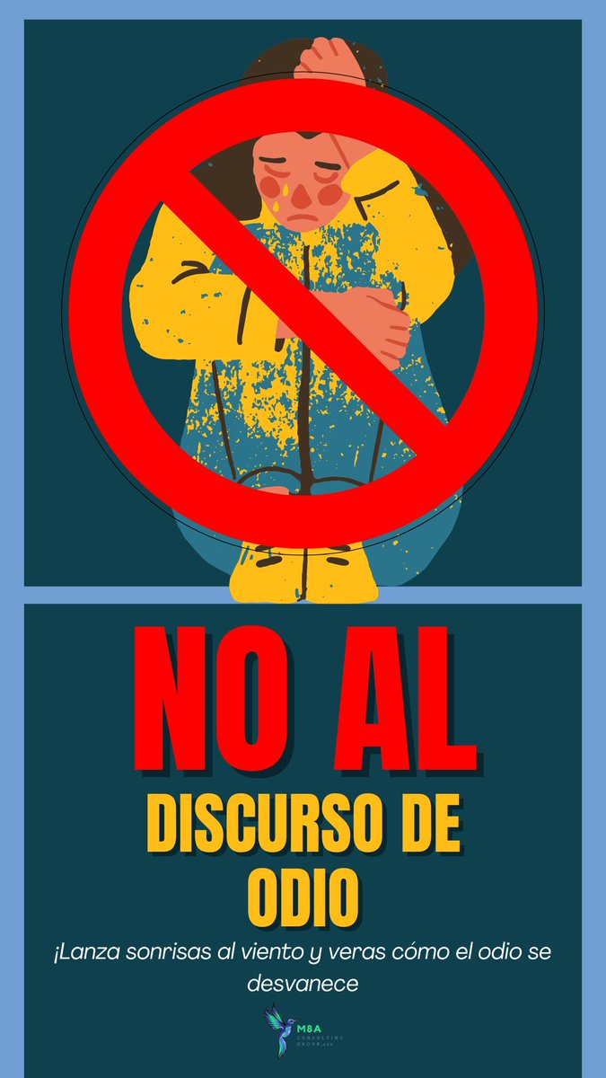 ConsultingM8A's tweet photo. #DíaInternacionalcontraelOdio
#NoAlOdio
#NoPlace4Hate
Vamos a promover el diálogo y la tolerancia, visibilicemos la formas en las que el odio afecta la paz, vulnera los derechos humanos y las libertades básicas de las personas
#Junio2024
#Junio18
#NoToHate https://t.co/0A84R9RDGq