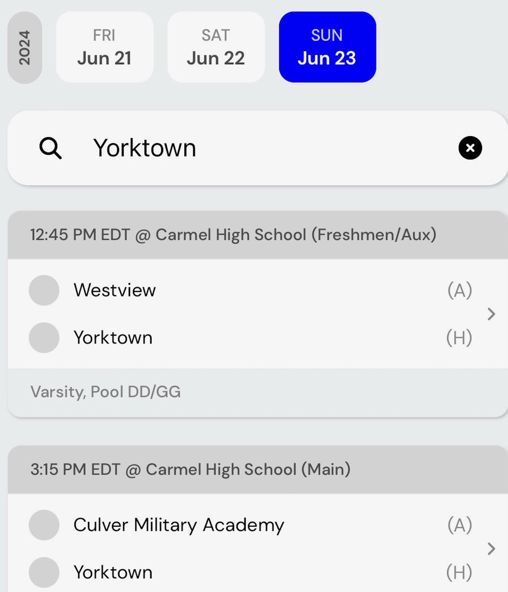 Charlie Hughes Schedule This Weekend. Ready to compete!